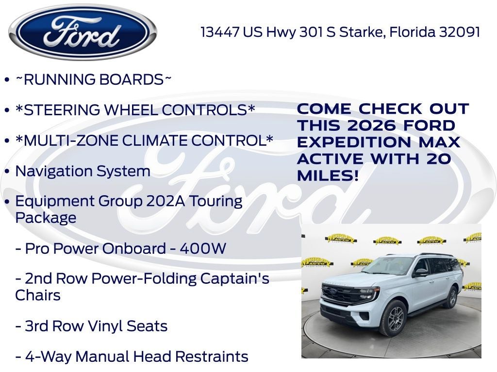 2026 Ford Expedition Max Active 202A