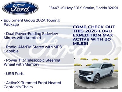 2026 Ford Expedition Max Active 202A