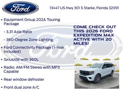 2026 Ford Expedition Max Active 202A