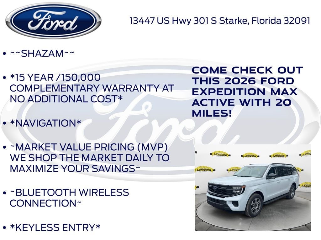 2026 Ford Expedition Max Active 202A