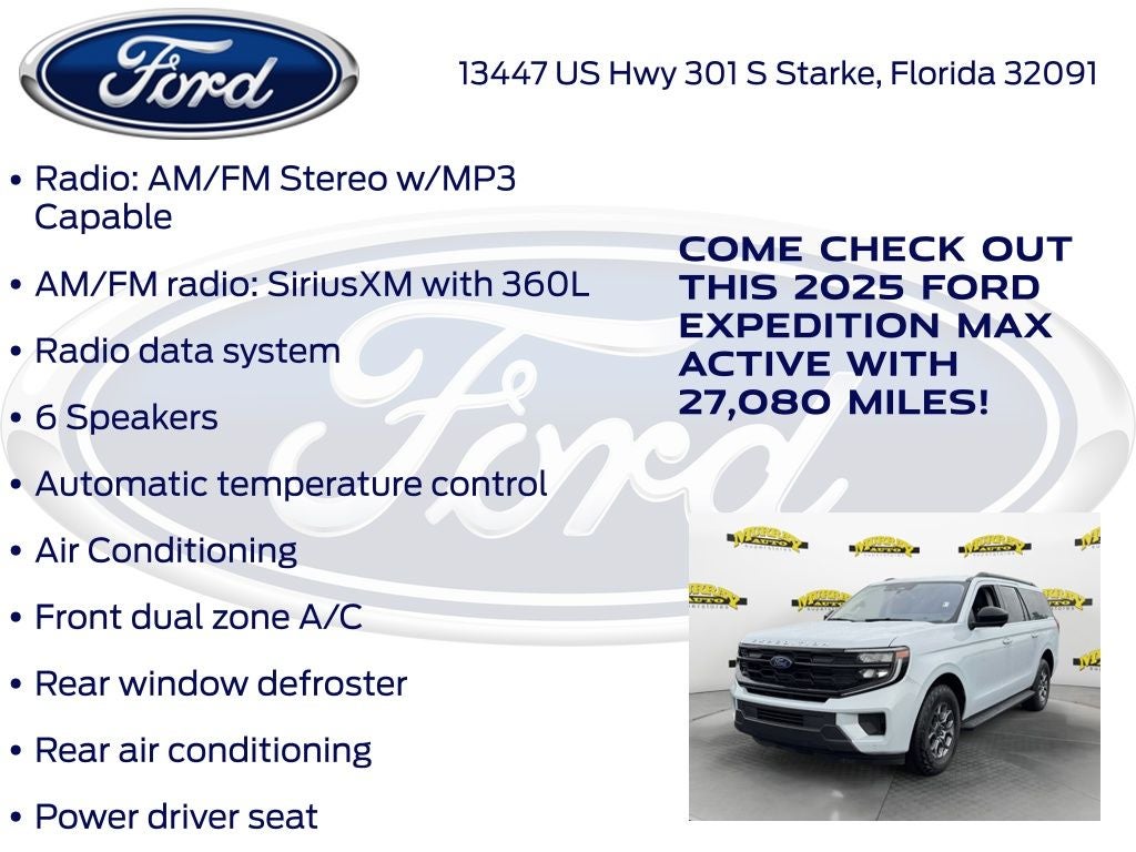 2025 Ford Expedition Max Active