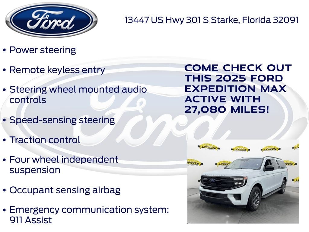 2025 Ford Expedition Max Active