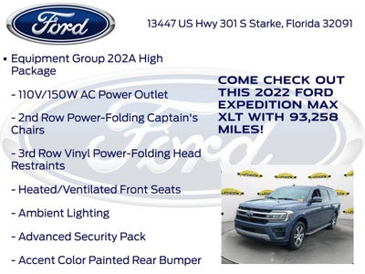 2022 Ford Expedition Max XLT