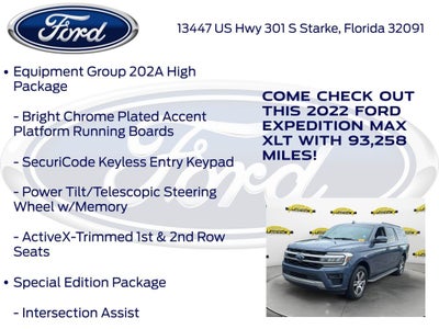 2022 Ford Expedition Max XLT
