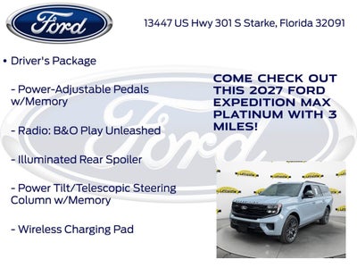 2027 Ford Expedition Max Platinum 600A