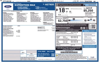 2026 Ford Expedition Max Platinum 600A