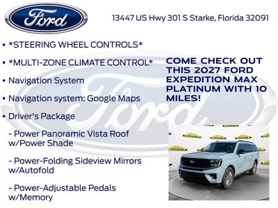 2027 Ford Expedition Max Platinum 600A