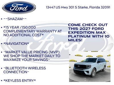 2027 Ford Expedition Max Platinum 600A