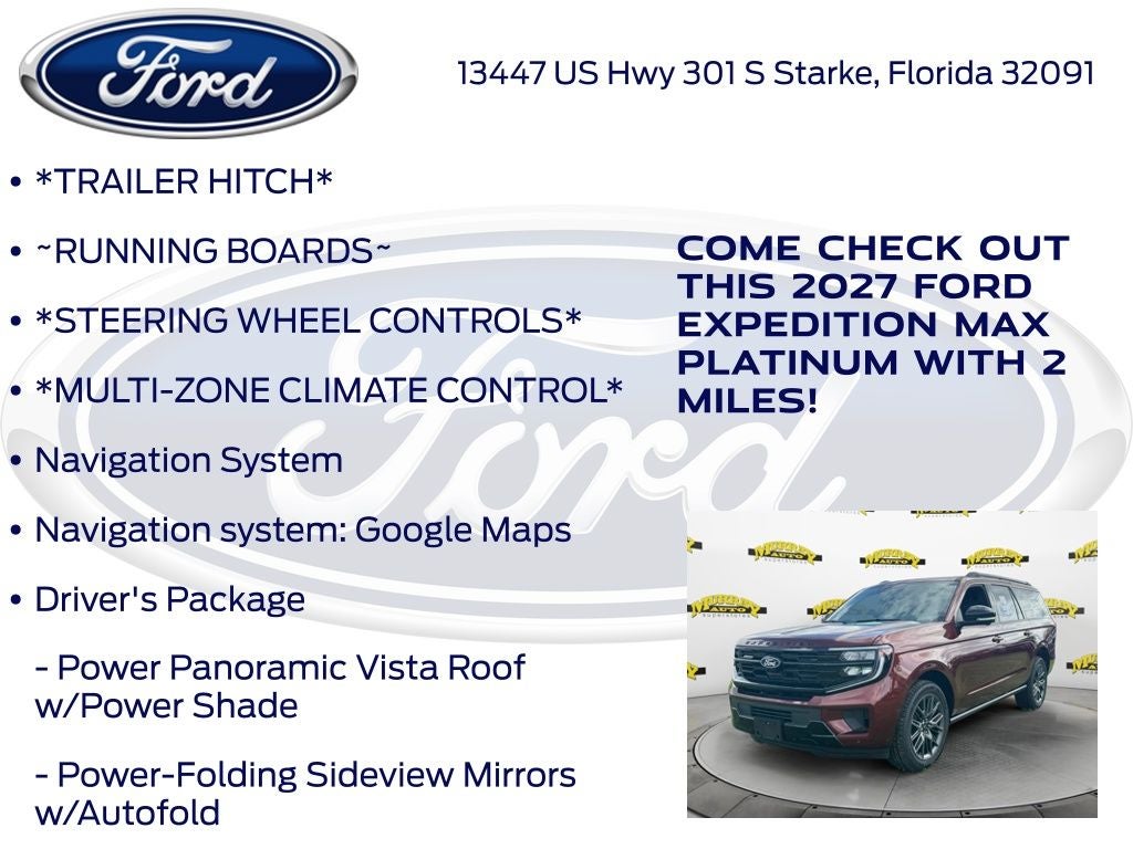 2027 Ford Expedition Max Platinum InTransit