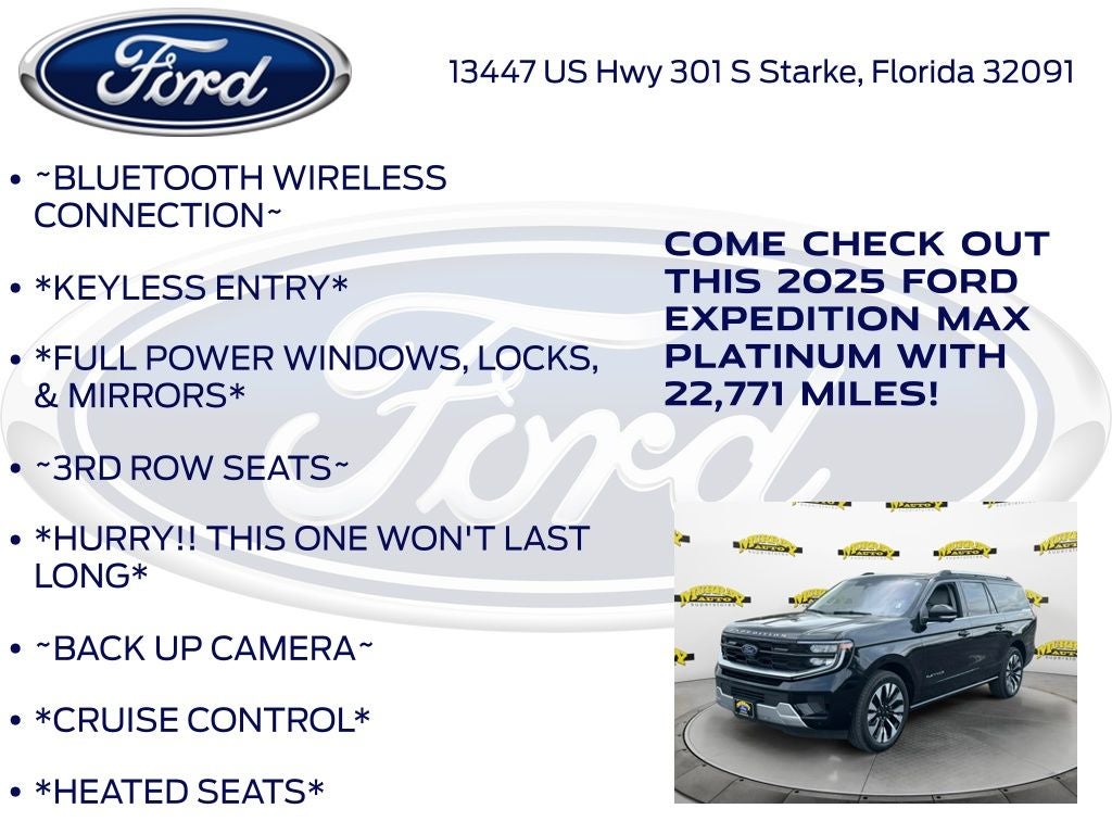 2025 Ford Expedition Max Platinum
