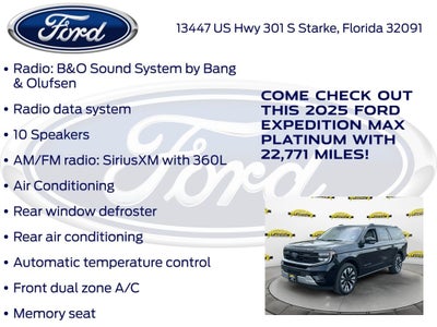 2025 Ford Expedition Max Platinum