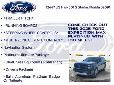 2025 Ford Expedition Max Platinum 600A