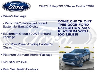 2025 Ford Expedition Max Platinum 600A