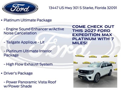 2027 Ford Expedition Max Platinum 600A