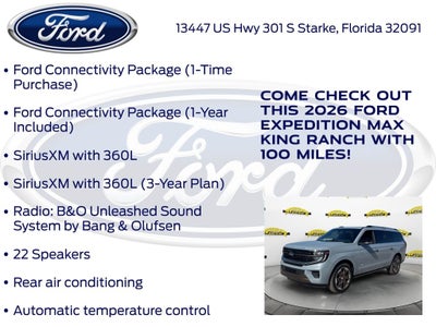2026 Ford Expedition Max King Ranch 400A