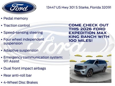 2026 Ford Expedition Max King Ranch 400A