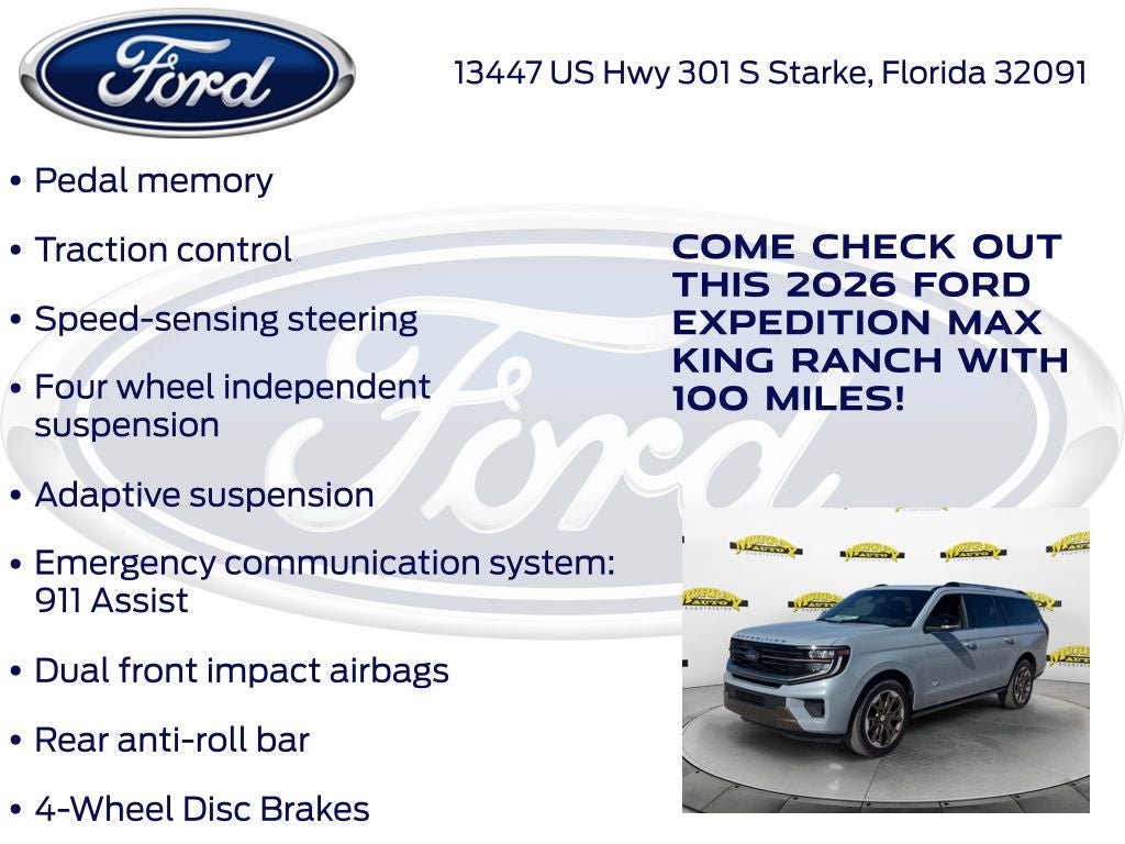 2026 Ford Expedition Max King Ranch 400A