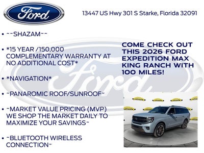 2026 Ford Expedition Max King Ranch 400A