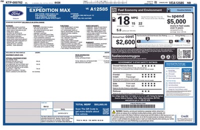2027 Ford Expedition Max King Ranch 400A