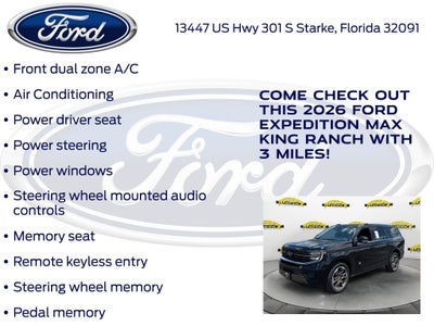 2026 Ford Expedition Max King Ranch 400A