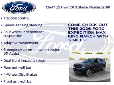 2026 Ford Expedition Max King Ranch 400A