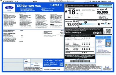 2027 Ford Expedition Max King Ranch 400A
