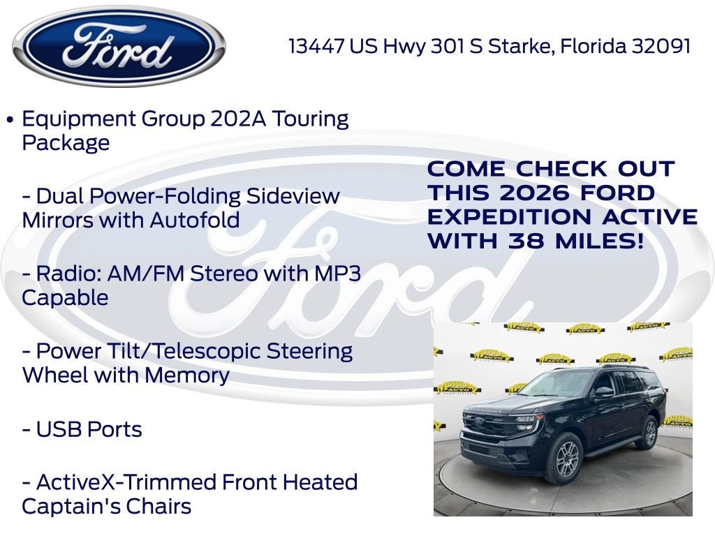 2026 Ford Expedition Active 202A