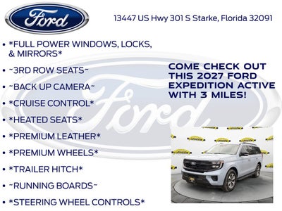 2027 Ford Expedition Active 202A