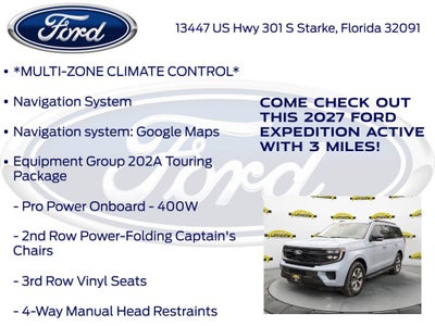 2027 Ford Expedition Active 202A