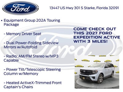2027 Ford Expedition Active 202A