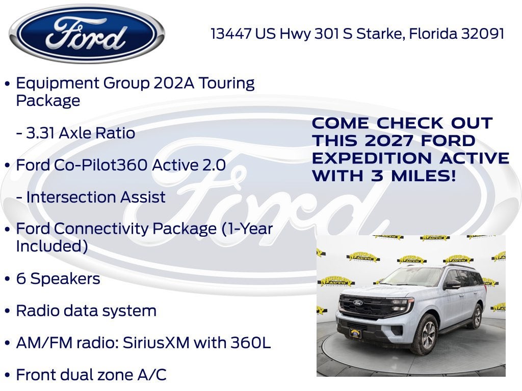2027 Ford Expedition Active 202A