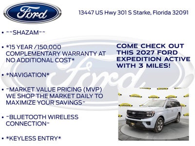 2027 Ford Expedition Active 202A
