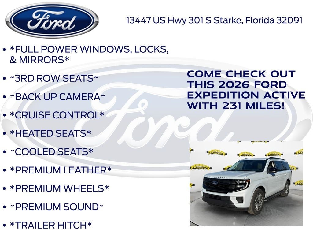 2026 Ford Expedition Active 202A