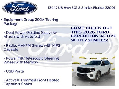 2026 Ford Expedition Active 202A