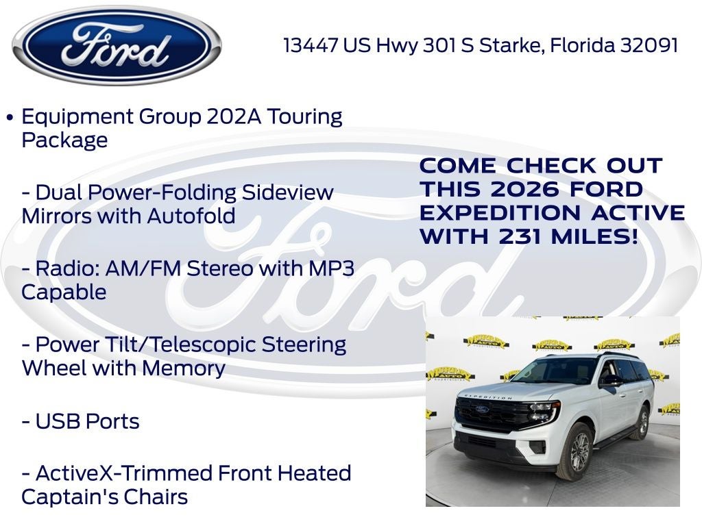 2026 Ford Expedition Active 202A