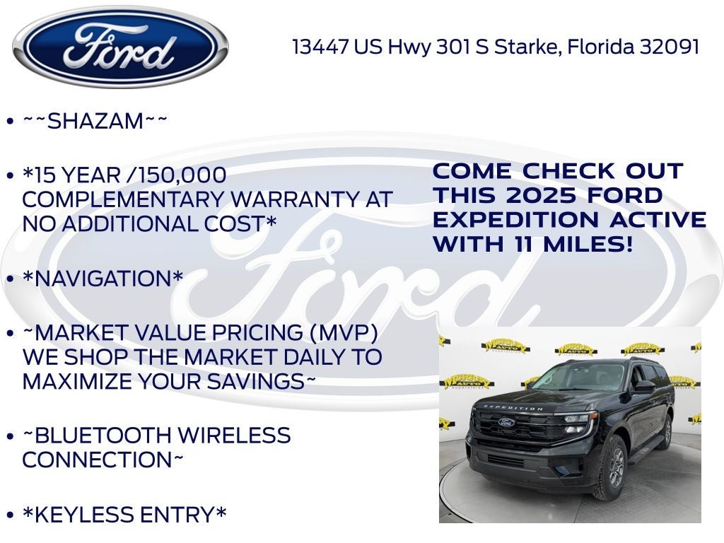 2025 Ford Expedition Active 200A