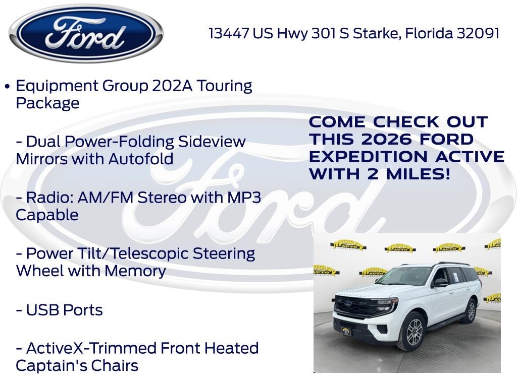 2026 Ford Expedition Active 202A