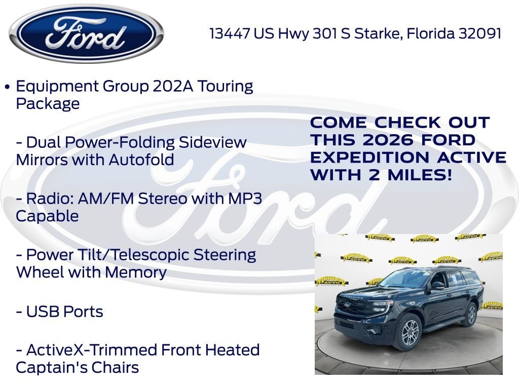 2026 Ford Expedition Active 202A