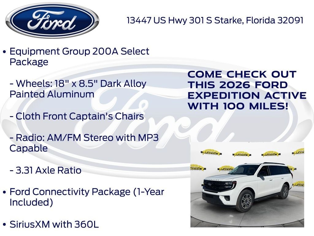 2026 Ford Expedition Active 200A