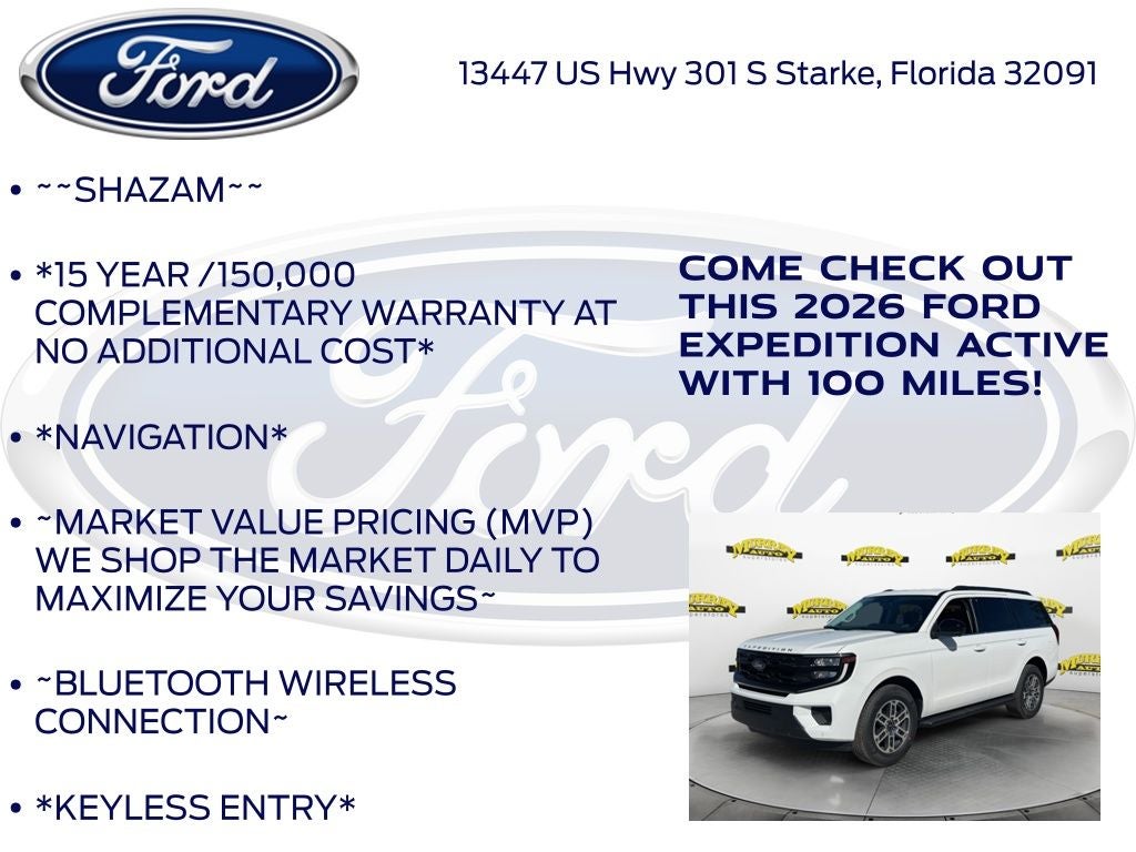 2026 Ford Expedition Active 200A