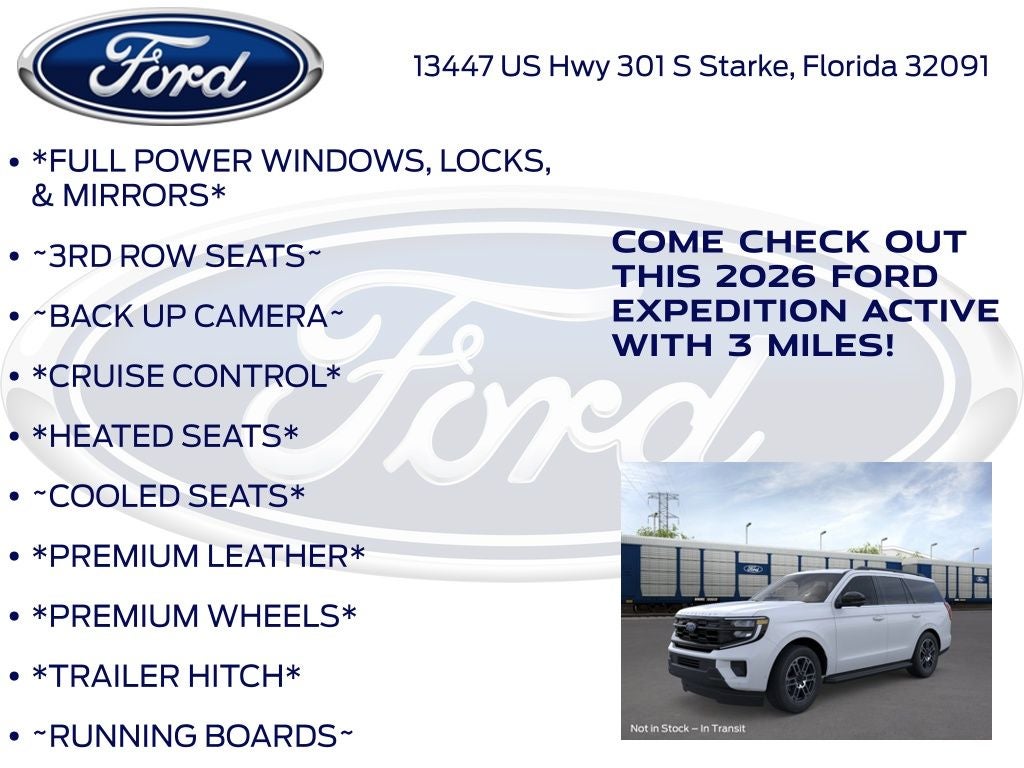 2026 Ford Expedition Active 202A