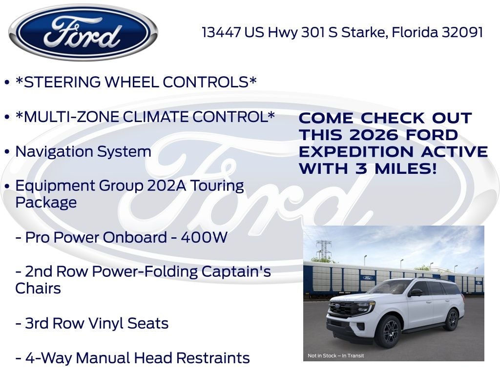 2026 Ford Expedition Active 202A