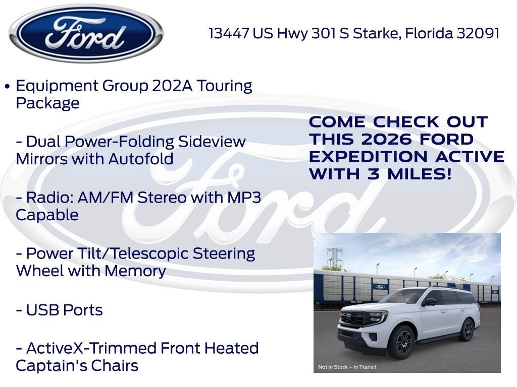2026 Ford Expedition Active 202A