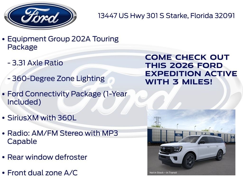 2026 Ford Expedition Active 202A