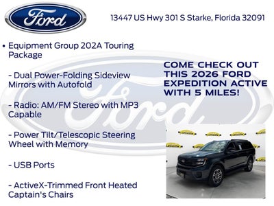 2026 Ford Expedition Active 202A