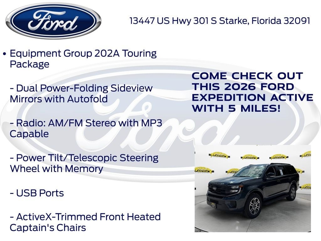 2026 Ford Expedition Active 202A