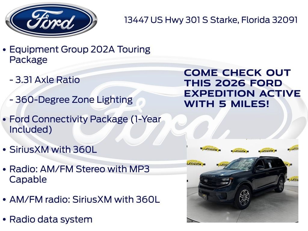 2026 Ford Expedition Active 202A