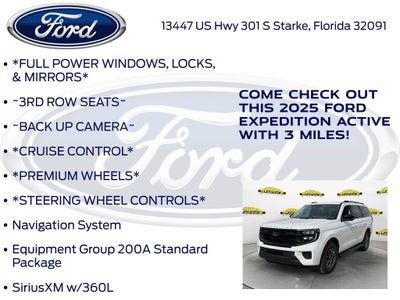 2025 Ford Expedition Active 200A