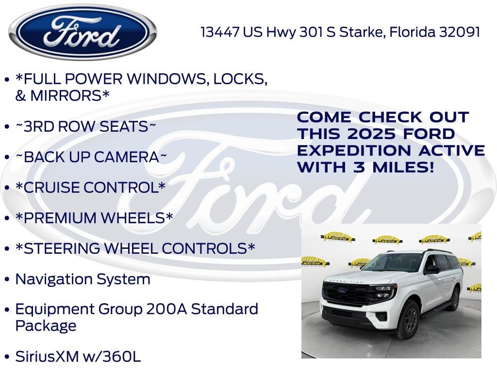 2025 Ford Expedition Active 200A