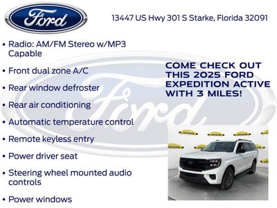 2025 Ford Expedition Active 200A